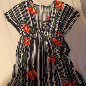 ISLA BONITA V Neck Low Cut Maxi Dress